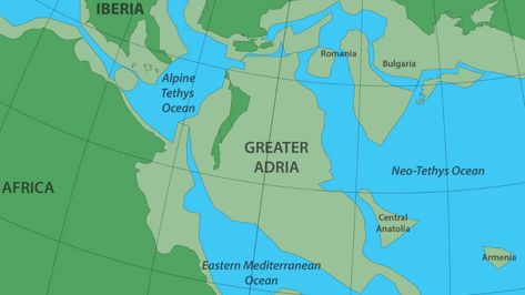 Greater Adria: Lost continent discovered in the Mediterranean - Big Think Lost Continent, Seismic Wave, Continental Shelf, Earth's Mantle, The Continents, Hiding In Plain Sight, Mountain Ranges, Southern Europe, The Alps