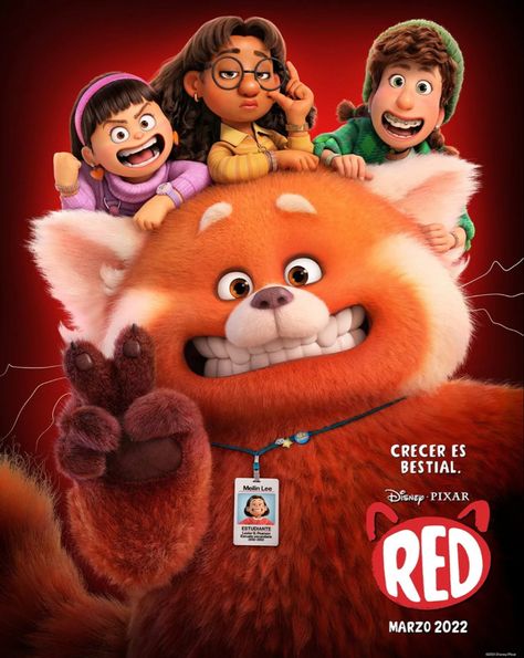 Pixar Films, Turning Red, Film Disney, Animation Movie, Pixar Movies, Bear Stuffed Animal, Red Panda, Animation Studio, Disney Animation