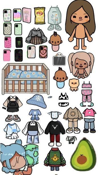 Image Dbz, Paper Doll Printable Templates, Paper Dolls Clothing, Paper Dolls Diy, Hello Kitty Crafts, Paper Toys Template, Paper Doll House, Diy Doll Miniatures, Paper Doll Template