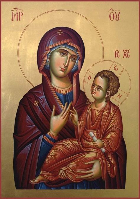 Madonna Art, Eastern Orthodox Church, Orthodox Christian Icons, Religious Pictures, Eastern Orthodox, Byzantine Art, Religious Images, Art Hobbies, Byzantine Icons