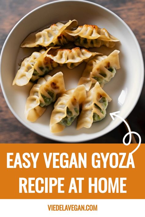 Vegan Gyoza Recipe Easy Gyoza Recipe, Vegan Gyoza, Gyoza Recipe, Asian Sides, Creamy Spinach Dip, Vegan Appetizers Recipes, Vegan Appetizer, Quinoa Sweet Potato, Vegan Guide