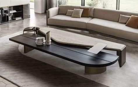 Mid Table Living Room, Unique Center Table Design, Modern Centre Table, Luxury Apartment Interior, Luxury Apartment Interior Design, Centre Table Living Room, Centre Table Design, Meja Sofa, Luxury Apartments Interior