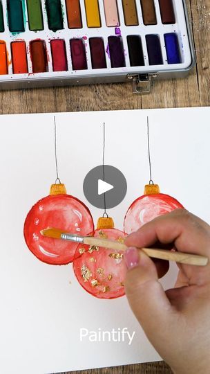 1.7M views · 2.6K reactions | Easy ideas Christmas Painting 🌲🌲🌲 | #painting #viralreels #viralpost #art #acrylic #artvideo | By Paintify | Facebook Christmas Acrylic Painting Easy, Christmas Art Painting Acrylic, Christmas Dyi Gifts, Christmas Craft Night, Christmas Crafts Gifts, Paintings Tutorials, Fun Christmas Crafts, Christmas Card Art, Paint Splatters