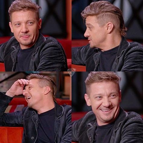 Mohawk Fade, Jeremy Lee, Mohawk Hairstyles Men, Mohawk Hairstyles, Cool Hairstyles For Men, Brunette Color, Clint Barton, Corte De Cabelo Masculino, Jeremy Renner