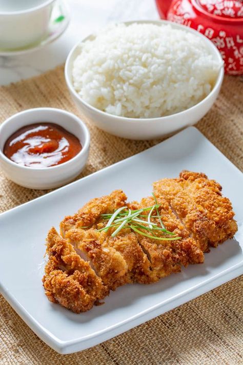 Chicken Parmesan Recipe Air Fryer, Air Fryer Chicken Parmesan Recipe, Chicken Parmesan Recipe Healthy, Air Fryer Chicken Parmesan, Recipe Air Fryer, Street Food Design, Tonkatsu Sauce, Chicken Parmesan Recipe, Chicken Katsu