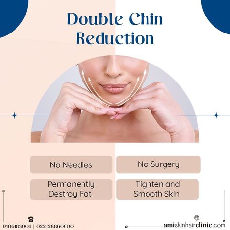 #doublechin #filler #botox #lifting #facerejuvenation #faceresurfacing #cosmeticsurgery #reconstructivesurgery #plasticsurgery #aestheticsurgery #kandivali #bestclinicinkandivali #skintreatment #dermatologist #skinclinic #lasertreatment #AmiSkinHairClinic #mumbai Chin Reduction, Double Chin Reduction, Double Chin Removal, Heart Diet, Skin And Hair Clinic, Dermatology Clinic, Hair Clinic, Polycystic Ovaries, Skin Specialist