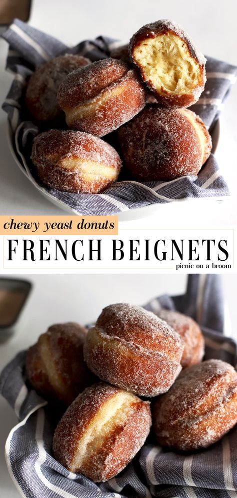 French Pastry Desserts, French Beniegts, Gourmet French Recipes, Begniets Recipes Easy, French Breakfast Pastries, International Baking Recipes, French Fancies Recipe, Begniets Recipes, American Desserts Traditional