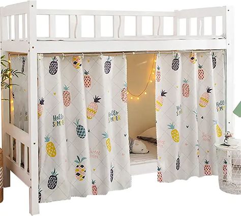 Princess Loft Bed, Bunk Bed Curtain, Bunk Bed Curtains, Loft Curtains, Loft Bed Curtains, Loft Bed Twin, Cabin Bunk Beds, Low Loft Bed, Measuring Curtains