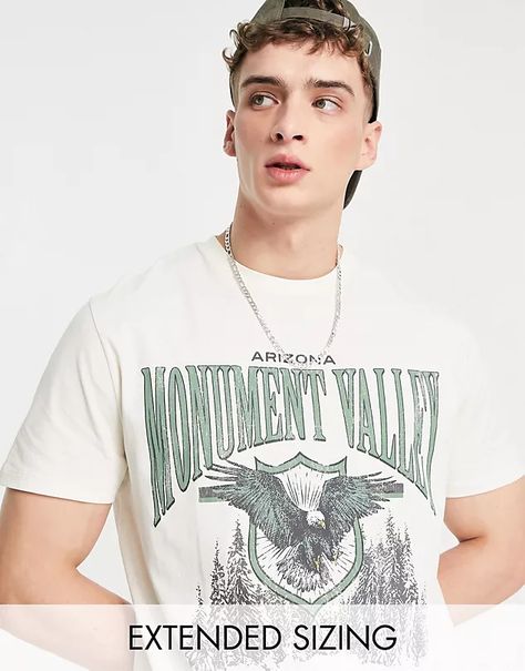 Printed T-shirts for Men | Printed Tees | ASOS Nike Trends, Tokyo Print, Mens Printed T Shirts, Los Angeles Print, Streetwear Inspiration, Tshirt Printing, Men Plus Size, Printing Design, Cool Graphic Tees