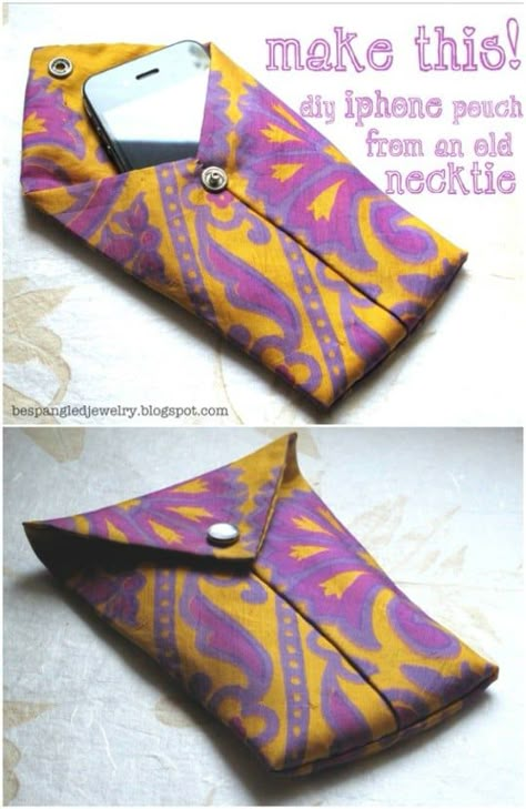 25 Cute Repurposing Ideas To Turn Old Neckties Into Wonderful New Things - With tutorial links! Curated by DIYnCrafts.com team! <3 Old Neck Ties, Necktie Purse, Diy Necktie Projects, Mens Ties Crafts, Necktie Quilt, Necktie Crafts, Repurposing Ideas, Tie Ideas, Old Ties