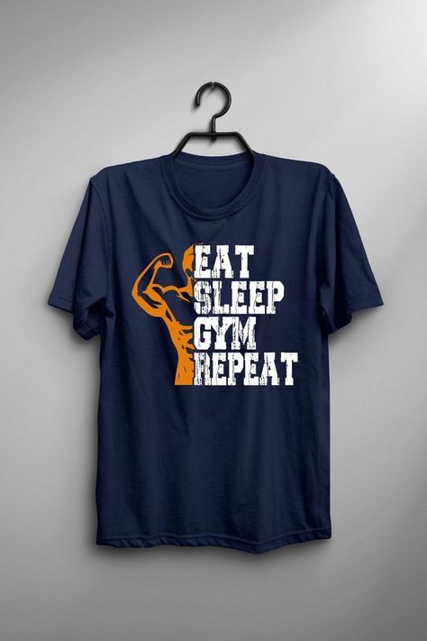 eat sleep gym repeat, Favorite for Gym Lovers t-shirt. A unisex fit with both gymer to enjoy May even end up being the best t-shirt you've ever worn. made for your comfort. #gymshirt #gymt-shirtdesign #gymlover #gym Gym Tshirts Design, Gym Shirt Ideas, Gym Tshirt Design Ideas, Gym Shirt Design, Gym T Shirt Design, Gym Tshirt Design, Gym Merchandise, Eat Sleep Gym Repeat, Gym Shirts Mens