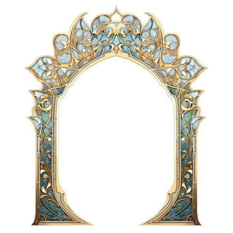 Arch art nouveau architecture gold white background. | premium image by rawpixel.com / Sakarin Sukmanatham Mirror Frame Aesthetic, Painting Frames Ideas, Gold White Background, Golden Arch, Art Nouveau Frame, Arch Art, Arch Frame, Nouveau Architecture, Wedding Card Frames