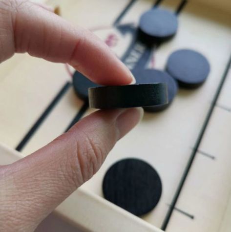 "Tons of fun! the kids have been playing with it at least once or twice everyday, the pucks are the perfect size. we have been loving it" - Charlotte E. Hockey Boards, Wooden Games, Foosball, Family Entertainment, Kids Hands, Game Pieces, Christmas Is Coming, Perfect Christmas Gifts, Chess Board