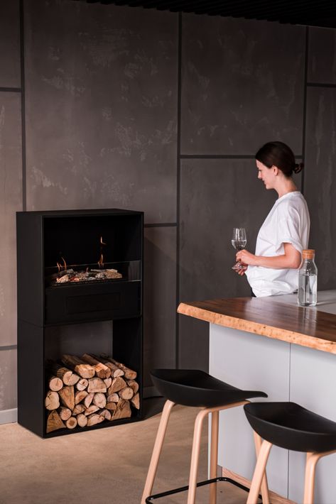 Bio-ethanol fireplace. No Smoke.No Smell. No Ash #fireplace #fireplacedecor #fireplaceideas #fireplacegoals #interiordesign #interiorstyling #homedecor #homeinspo #homelifestyle #homesweethome #decoration #architecture #architecturaldesign #interiorlovers #luxurylifestyle #luxurydesign #2023 Bio Fireplace, Bioethanol Fireplace Living Rooms, Bio Ethanol Fireplace Ideas, Bio Ethanol Fireplace, Bio Ethanol Log Burner, Ethanol Fireplace Freestanding, Freestanding Bioethanol Fireplace, Bio Ethanol Table Top Fire, Bio Ethanol Fireplace Large