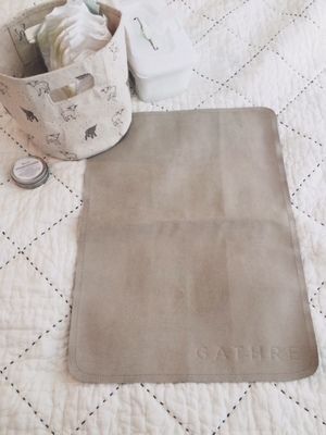 leather Gathre Micro change mat Wall Bunk Beds, Changing Table Mat, Changing Mat Pattern, Organization For Small Spaces, Lavender Nursery Girl, Leander Change Mat, Gathre Micro Mat, Kids Desk Organization, Home Ikea