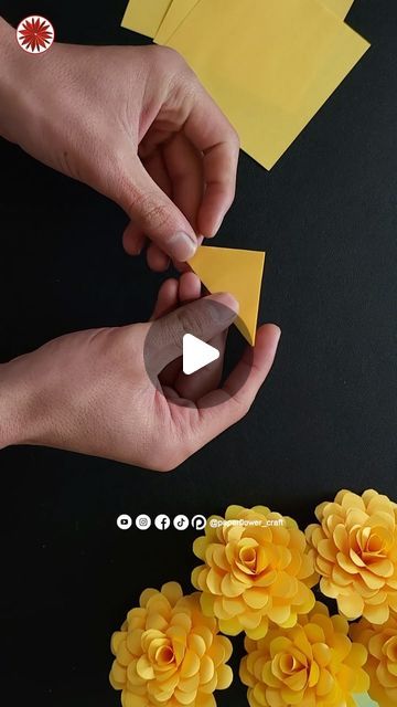 Paper Flower Craft on Instagram: "Mesmerizing Paper Flower Crafting Tutorial 🌸✨Watch as these delicate paper petals transform into stunning flowers! 🌺 Dive into the world of paper crafting with this step-by-step tutorial on creating beautiful paper flowers. Perfect for adding a touch of elegance to your home decor or special events. 🌼 Don’t forget to like, share, and tag a friend who would love this! #PaperFlowers #Crafting #DIY  #PaperFlowers #PaperCrafts #Crafting #DIY #Handmade #PaperArt #FlowerCrafts #Creative #Crafty #InstaCrafts #Art #HomeDecor #FlowerArt #DIYCrafts #PaperCrafting #Artistic #Inspiration #CraftersOfInstagram #DecorCrafts #CraftyHands #CraftyFingers #CreativeIdeas #CraftInspiration #FloralDesign #CraftTutorial #CraftyLife #DIYDecor #CraftyIdeas #FlowerMagic" 3d Paper Flowers Diy Easy, Flowers From Paper Diy, Fall Paper Flowers Diy, Paper Flower Tutorial Step By Step, Small Paper Flowers Diy Easy, Handmade Flowers Paper Step By Step, How To Make Paper Flowers Step By Step, Small Paper Flowers Diy, Paper Flower Garland Diy