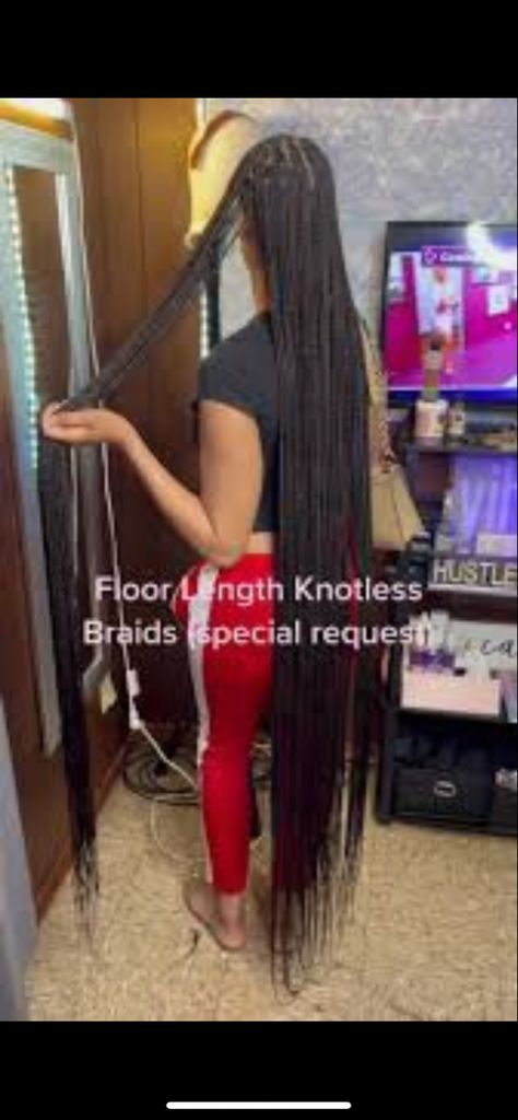 Floor Length Braids, Floor Length Hair, Aesthetic Hairstyles, Hair Braid, Length Hair, Locs, Hair Lengths, Girl Hairstyles, Floor Length