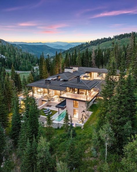 CLB Architects @clbarchitects : Monitor’s Rest, a spectacular mountain getaway home in Park City, Utah 🔗 https://www.amazingarchitecture.com/houses/clb-architects-monitors-rest-a-spectacular-mountain-getaway-home-in-park-city-utah Photography: Kevin Scott @k7scott, Engel & Völkers Park City Emerging on a monolithic plinth from the craggy slopes of Park City, Utah, the 18,000-square-foot home offers moments of respite for an active, outdoors-oriented family. Constructed within the award-w... Deer Valley Homes, Park City Skiing, Unique Outdoor Spaces, City Golf, City Condo, Park City Ut, Mountain Getaway, The Colony, Deer Valley