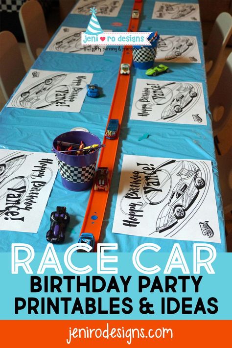 Hot Wheels 2nd Birthday Party, Race Car Theme Games, 3rd Birthday Hot Wheels Theme, Hot Wheels Themed Birthday Party Games, Hot Wheel Decorations Party Ideas, Racing Bday Theme, Hot Wheels Fourth Birthday, Racecar Birthday Party Games, Racecar Party Activities