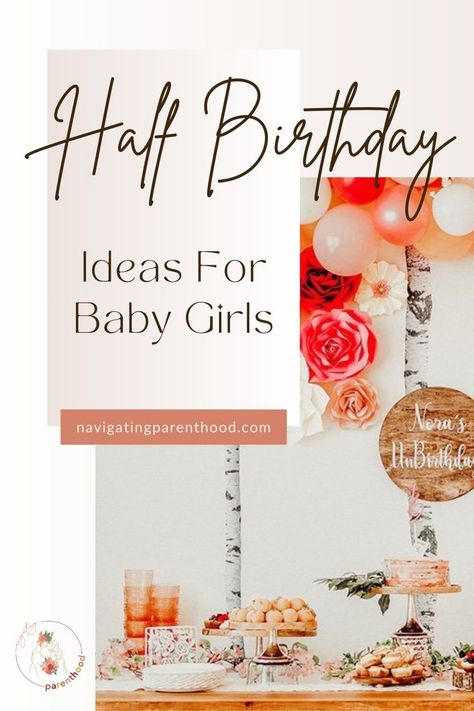 Half Birthday Party Ideas, Half Birthday Ideas, Tea Party Birthday Ideas, Girls Tea Party Birthday, Party Ideas For Girls, Half Birthday Party, Toddler Birthday Party, Themed Decorations, Girls Tea Party