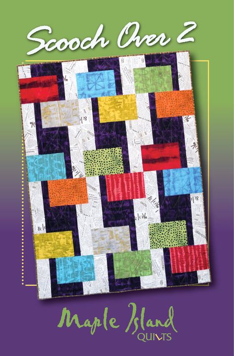 Scooch Over 2 Pattern Quilts Easy, Simple Quilts, Big Block Quilts, Charity Quilts, Japanese Quilts, Charm Quilt, Block Quilts, Quilts Modern, Scrap Quilt Patterns