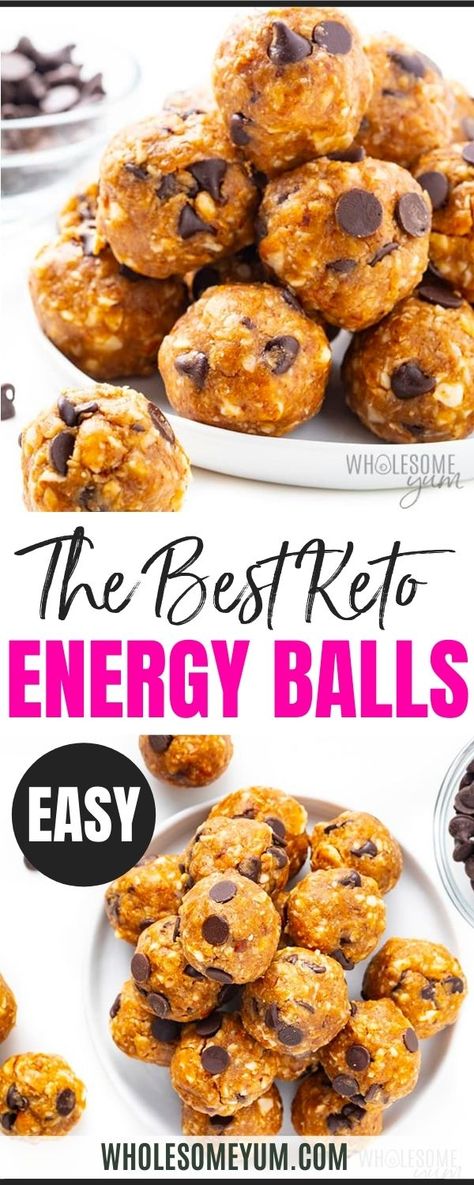 Keto Energy Balls Keto Energy Balls, Keto Bites, Energy Balls Recipe, Energy Ball Recipe, Low Carb Protein, Diet Breakfast Recipes, Keto Food List, Protein Ball, Keto Cookies