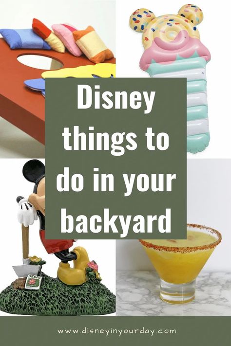 Disney Creative Ideas, Disney Yard Ideas, Disney Garden Ideas Diy, Disney Backyard Ideas, Disney Camp Ideas, Disney Garden Ideas, Diy Disney Decor, Disney Outdoor Decor, Disney Backyard