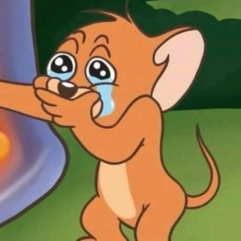 Crying Cartoon, Iphone Meme, Tom And Jerry Funny, Cartoon Template, Tom And Jerry Pictures, Tom And Jerry Cartoon, Tom Y Jerry, Aesthetic Memes, Funny Cartoon Pictures