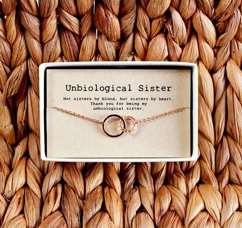 Unbiological Sister Necklace, Aunt Necklace, Grandmother Necklace, Granny Gifts, Unbiological Sister, Godson Gifts, Mom In Law, Grandma Necklace, Nephew Gifts