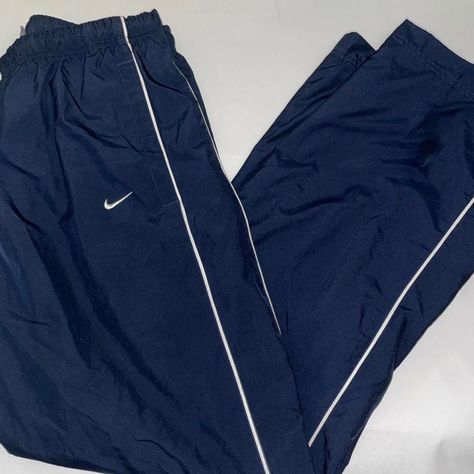 Y2k Nike Track Pants Men, 90s Nike Track Pants, Nike Retro Track Pants, Nike Track Pants Blue, Nike Blue Vintage Track Pants, Mens Formal Outfits, Vintage Nike Windbreaker, Nike Windbreaker, Tracksuit Pants