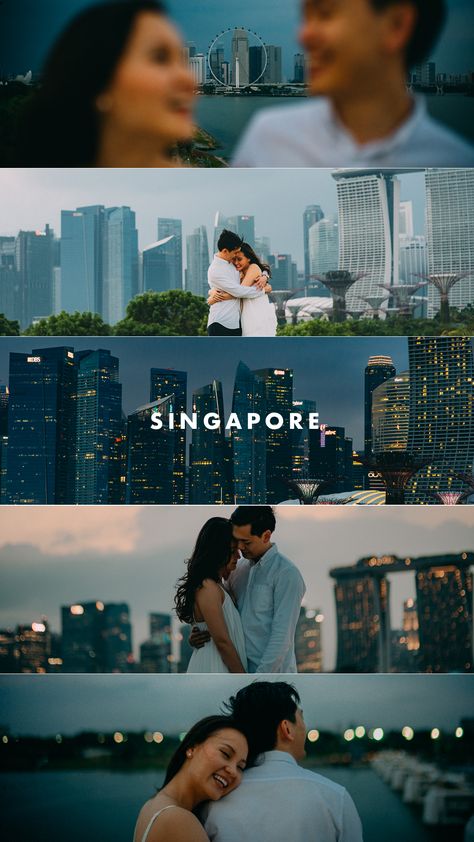 Prewedding Ideas Singapore, Singapore Photography Couple, Pre Wedding Photoshoot Street, Singapore Pre Wedding Photoshoot, Singapore Couple Photoshoot, Singapore Wedding Photoshoot, Bangkok Prewedding, Casual Prewedding Outdoor, Night Prewedding Photography