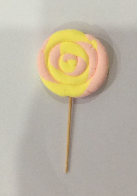 Clay lemon and strawberry lollipop Strawberry Lollipop, Lemon And Strawberry, Lollipop, Lemon, Quick Saves