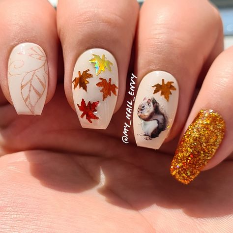 Squirrel Nails, How To Do Nails, Cute Nails, Gel Polish, Art Inspo, Nail Designs, Nail Art, Nails, Quick Saves