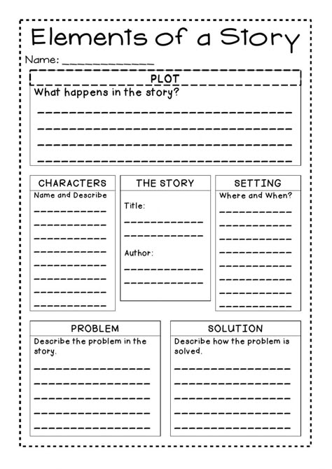 Teaching Story Elements, Elements Of A Story, Story Elements Worksheet, 4th Grade Reading Worksheets, Story Worksheet, Homeschool Education, Writing Classes, 4th Grade Reading, Language Arts Lessons