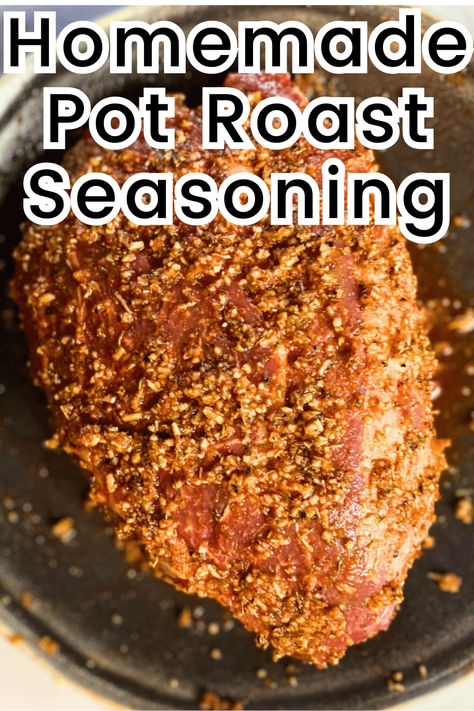 Homemade Pot Roast Seasoning Mix Pot Roast Seasoning Recipe, Roast Seasoning Recipe, Potroast Slowcooker, Homemade Pot Roast, Roast Seasoning, Pot Roast Seasoning, Best Pot Roast, Chicken Wild Rice Soup, Sourdough Pancakes