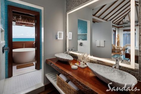 Imagine waking up in an overwater bungalow, the gentle sound of waves lapping beneath you. At Sandals Royal Caribbean in Montego Bay, Jamaica, this dream is your reality. This resort is not just a place to stay; it’s an experience that blends luxury, romance, and adventure seamlessly. If you’re looking to combine luxury with a touch of adventure, Sandals Royal Caribbean is the place to be. Whether you’re kayaking through turquoise waters or relaxing in a hammock built for two, this resort off... Vacation Bungalow, Luxury Romance, Sandals South Coast, Sandals Montego Bay, Best Budget Honeymoon Destinations, Adventurous Honeymoon Destinations, Deck Outdoor, Water Vacation, Pictures Of Beautiful Places