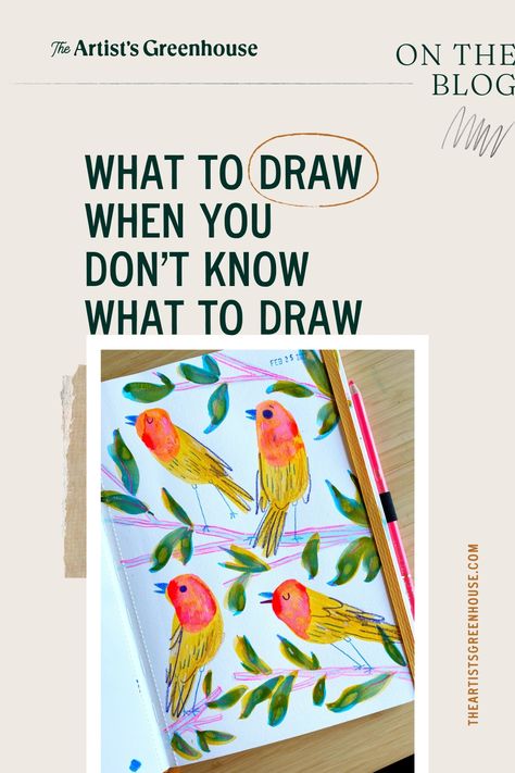 One of the ways we self-sabotage our art practice is by leaning on that trusty crutch: ‘But I don’t know what to draw!’ Often, what we really mean is ‘I don’t know what everyone else thinks I should draw’ or ‘I don’t feel confident in my art and I feel that what I want to draw won’t be good enough.’ The truth is that deep down you do know what to draw. You just need a little practice at opening yourself up to it. Here's some pointers! Drawing Feelings, What Should I Draw, Drawing Desk, Want To Draw, What To Draw, Happy Drawing, Pencil And Paper, Know What You Want, Deep Down