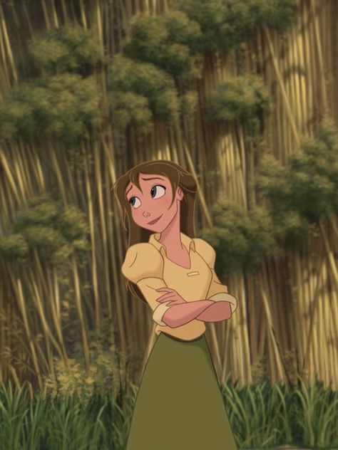 Tarzan Disney, Tarzan And Jane, Jane Porter, Cartoon Character Costume, Disney Paintings, Disney Icons, Disney Artwork, Walt Disney Pictures, Disney Favorites