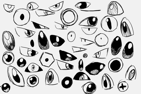 Pokemon Eyes, Eye Reference, Pokemon Design, Pokemon Sketch, Pokemon Dragon, Drawing Cartoon Faces, Human Figure Drawing, Drawing Expressions, Doodle Illustration