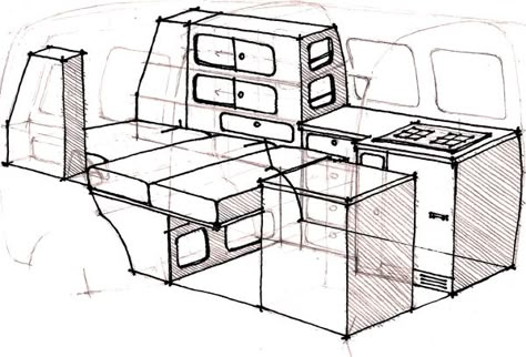 Image may have been reduced in size. Click image to view fullscreen. Combi Vw T2, Kombi Interior, Vw T3 Camper, Kombi Camper, Camping Vans, Vw Bus Interior, Vw T3 Syncro, T6 California, T3 Vw