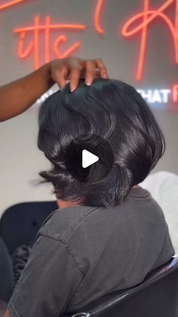 GlamFabHair on Instagram: "🔥🔥
.
.
.follow @glamfabhair_ for daily hair videos
.
.
.check out my story daily for more 😍
.
.
.
.
.
.
.
.
.
.
.
.
.
.
.
.
.⁣
.⁣
.⁣
.⁣
.⁣
.⁣
#haircare #blackhair #blackhairstyles #healthyhair #naturalhairstylist #bobhaircut #healthyhairjourney  #trim #silkyhair #realhair #silkpress #naturalhaircare #quickweaves #silkpressedhair #quickweave #silkpressmaster #silkpressseason #silkpressmasters #naturalhairstyles 
Credit: fittshair" Shoulder Length Bob Black Women Natural Hair, Asymmetrical Bob Natural Hair, Shoulder Length Relaxed Hairstyles, Shoulder Length Hair Black Women Natural, Classy Bob Hairstyles Black Women, Silk Press Fine Natural Hair, Twist Out On Medium Length Natural Hair, Wash And Go Natural Hair Short, Silk Press Medium Length Hair