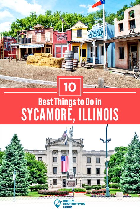 Want to see the most incredible things to do in Sycamore, IL? We’re FamilyDestinationsGuide, and we’re here to help: From unique activities to the coolest spots to check out, discover the BEST things to do in Sycamore, Illinois - so you get memories that last a lifetime! #sycamore #sycamorethingstodo #sycamoreactivities #sycamoreplacestogo Things To Do In Illinois, Things To Do In Summer, Galena Illinois, Illinois Travel, Naperville Illinois, Peoria Illinois, Springfield Illinois, Travel Bucket List Usa, Usa Travel Guide