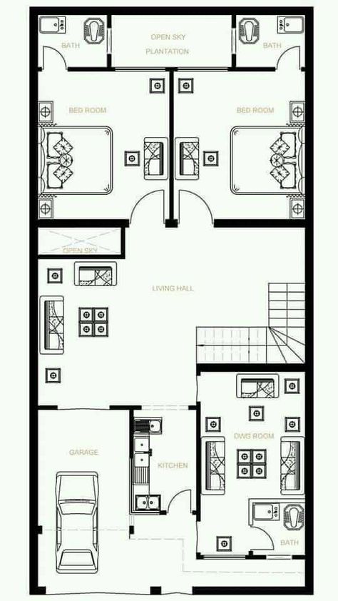 Kerala Homes, Mini House Plans, 10 Marla House Plan, 20x30 House Plans, House Projects Architecture, Budget House Plans, 20x40 House Plans, 30x40 House Plans, Single Floor House Design