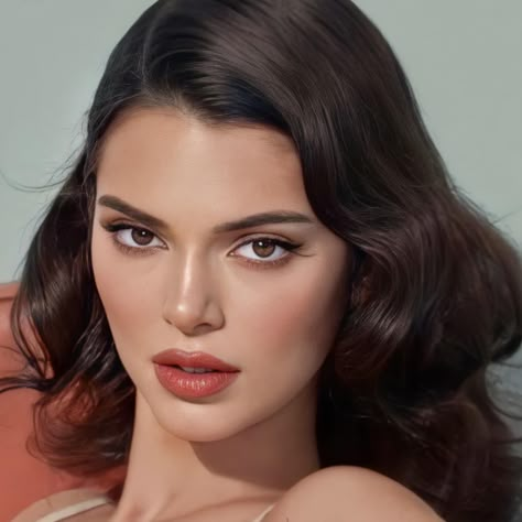 Old Hollywood Glam Makeup, Hollywood Glam Makeup, Makeup For A Wedding, Old Hollywood Makeup, Kendall Jenner Icons, Wedding Glam, Hollywood Makeup, Graduation Makeup, Space Force