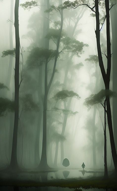 Hd Forest Wallpaper, Forest Sketch, Forest Drawing, Tree Background, Arte Peculiar, Cover Templates, Forest Background, Foggy Forest, Forest Illustration