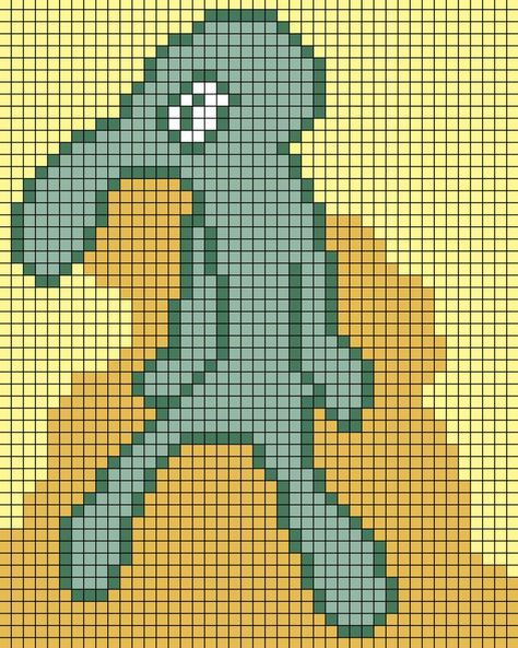 Spongebob Alpha Pattern, Spongebob Cross Stitch, Funny Pixel Art, Alakazam Pokemon, Squidward Art, Squidward Painting, Squidward Meme, Meme Spongebob, Spongebob Squidward