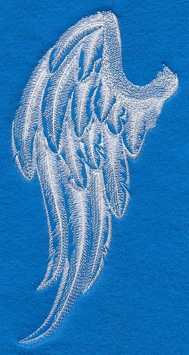 Beginning Embroidery, Wings Inspiration, Angel Wings Design, Angel Theme, Feather Embroidery, Halloween Ghost Decorations, Feather Angel Wings, Wool Embroidery, Wings Design