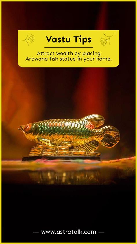 Fish Statue, Vastu House, Lucky Wallpaper, Tips For Happy Life, Jyotish Astrology, India Home Decor, Astrology Remedy, Healing Mantras, Mantra Quotes