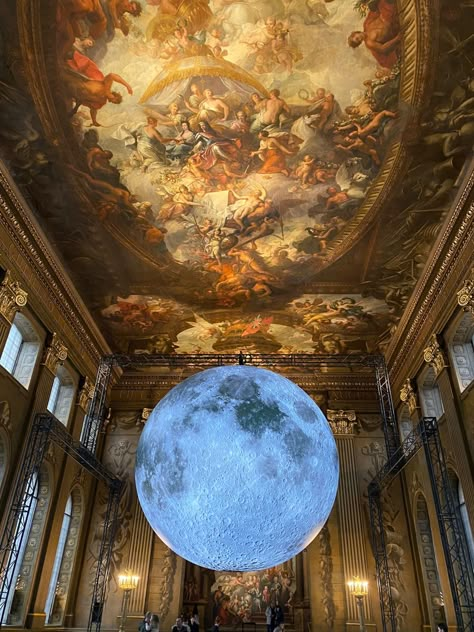 Moon Museum London, Museum Of The Moon, Astronomy Museum, Moon Museum, Old Royal Naval College, London Baby, Night At The Museum, London Museums, Edgy Wallpaper