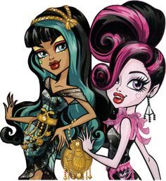 monster high cleo and draculaura and others on Pinterest | 19 Pins Lillie Grace, Sci Fi Horror Movies, Arte Monster High, Monster High Pictures, Monster High Art, Monster High Characters, Illustration Fashion Design, Love Illustration, Monster High Dolls